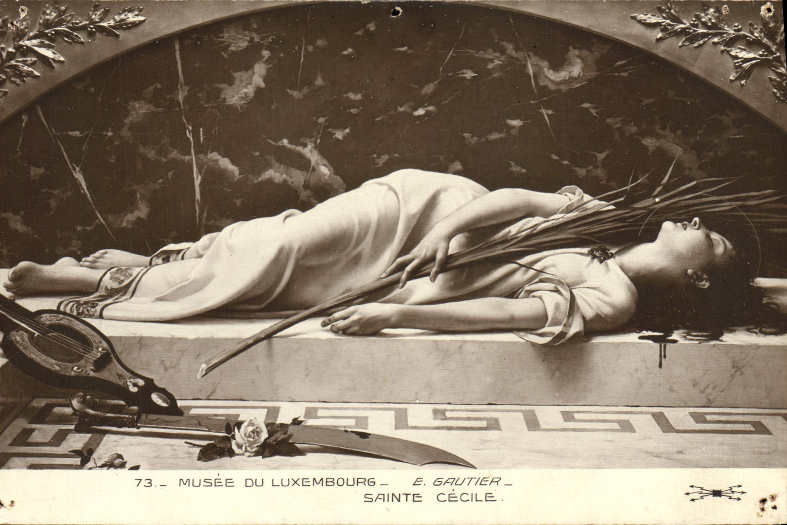 CPA Musee Du Luxembourg Paris Gautier Sainte Cecile 