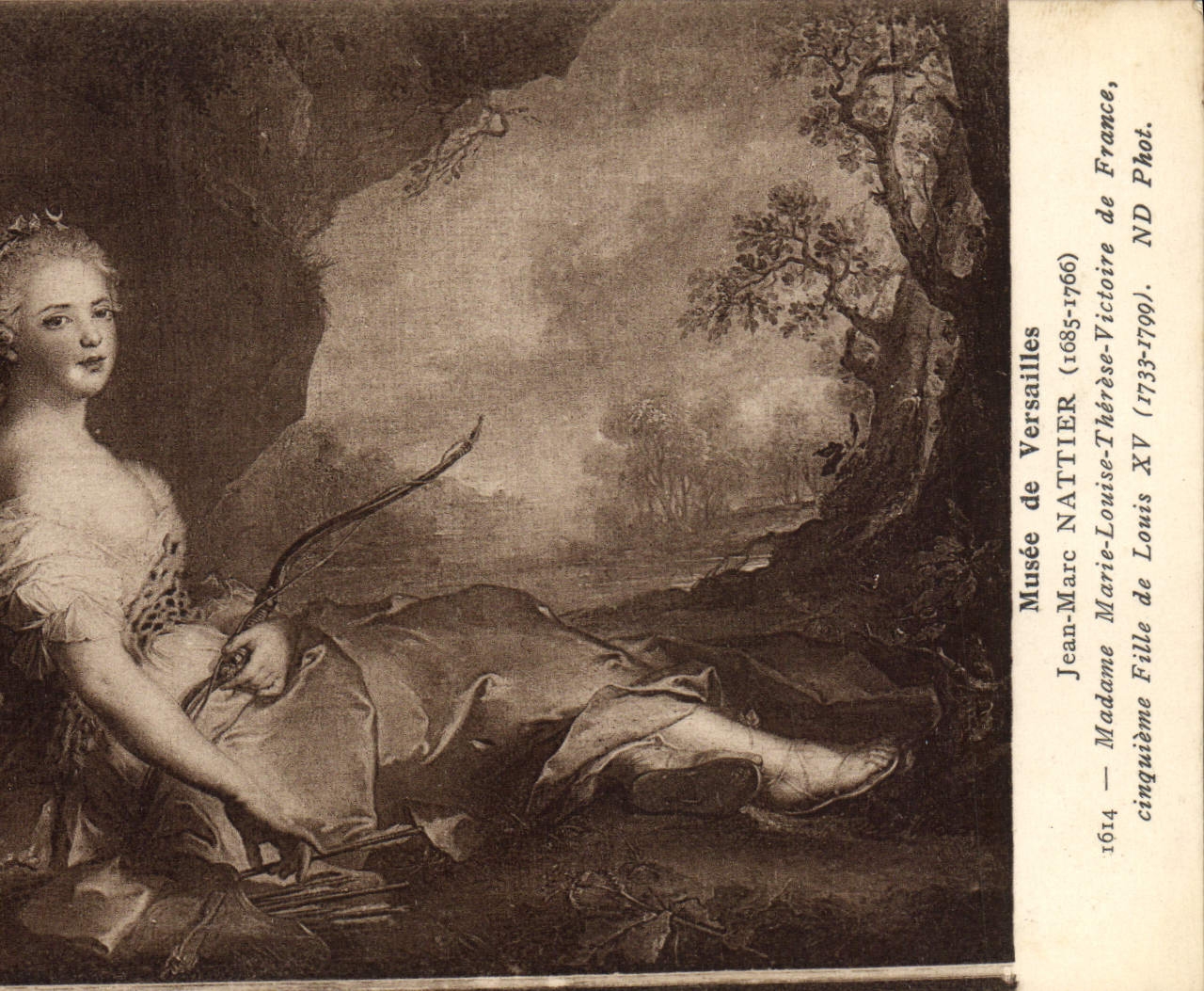 CPA Musee De Versailles Jean-Marc Nattier Madame Marie Louise Therese Victoire de France 