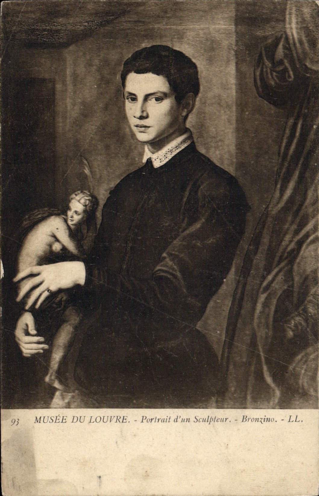 CPA Musee Du Louvre Portait d'un Sculpteur Bronzino