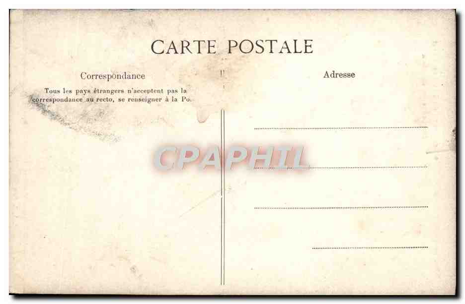 CPA Musee De Versailles Duchesse de Bourbon — Rückseite