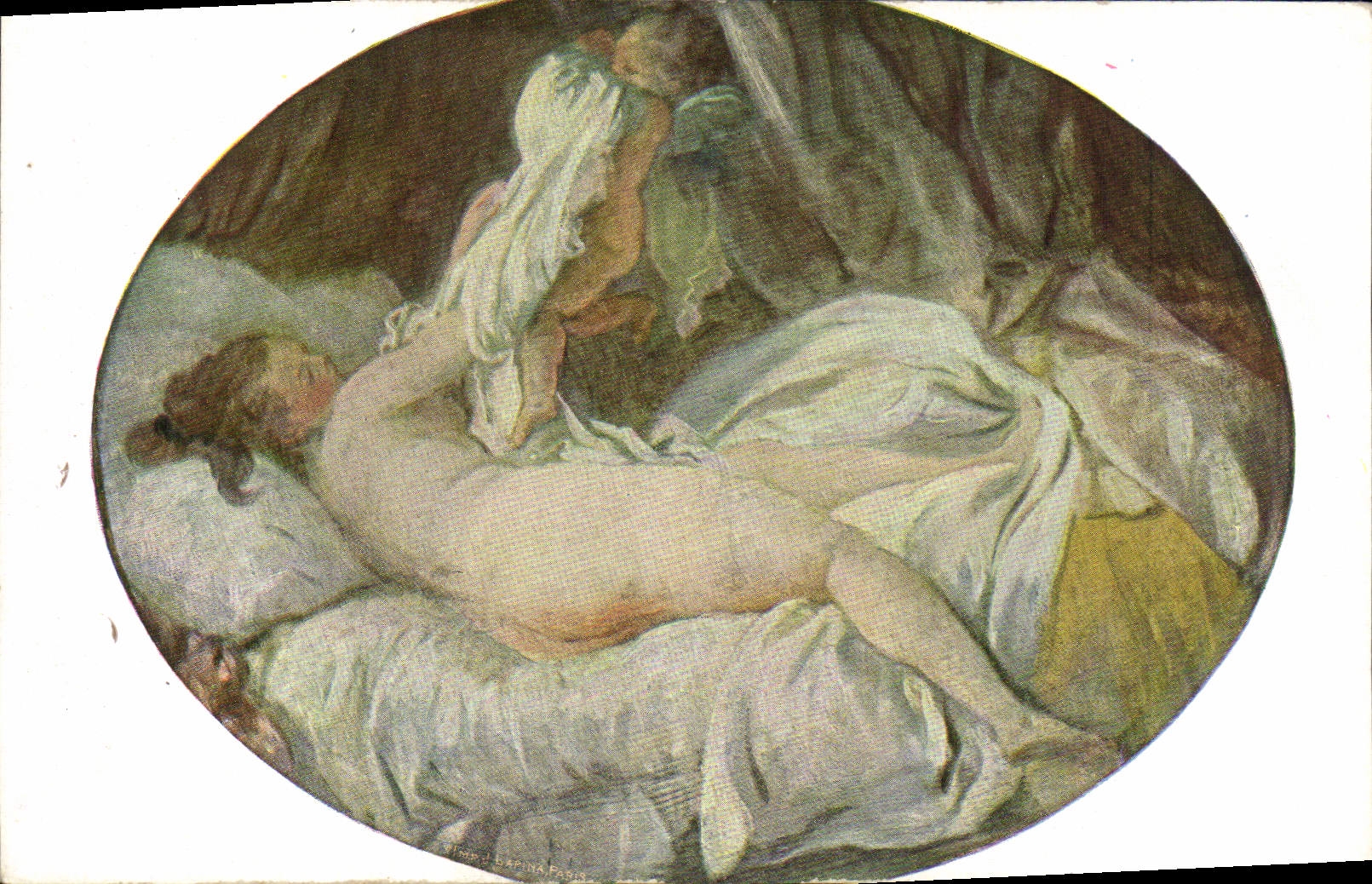 CPA Fragonard la chemise enlevee