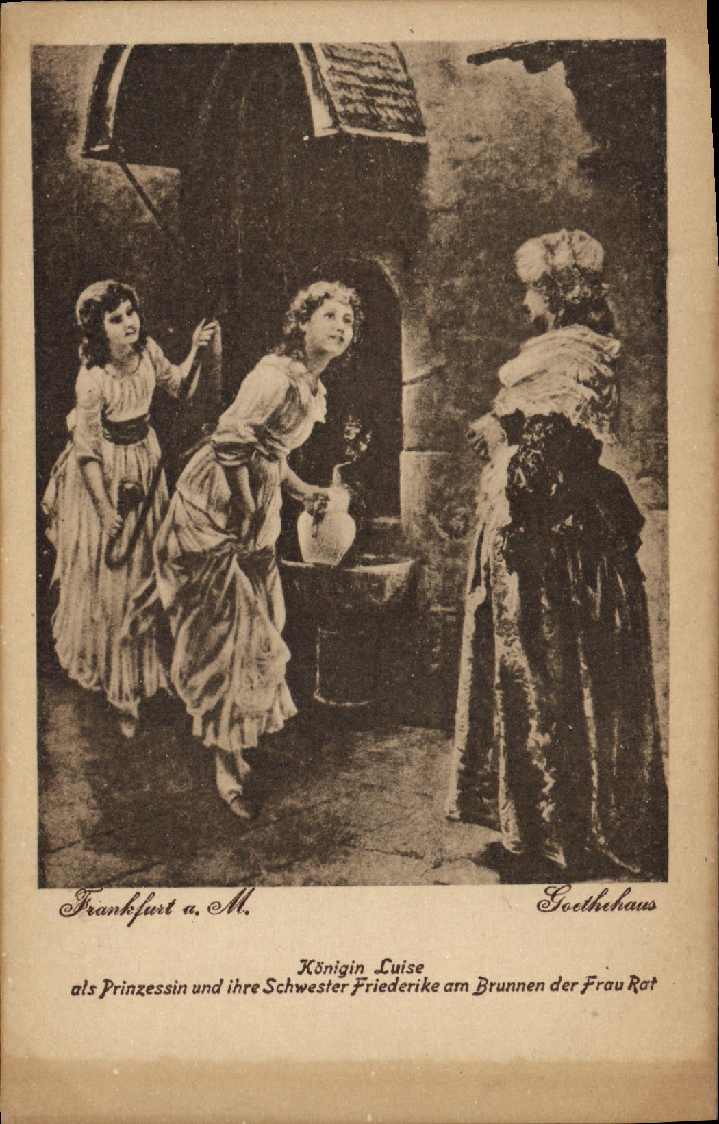 CPA Konigin Luise als Prinzessin Und ihre Schwester