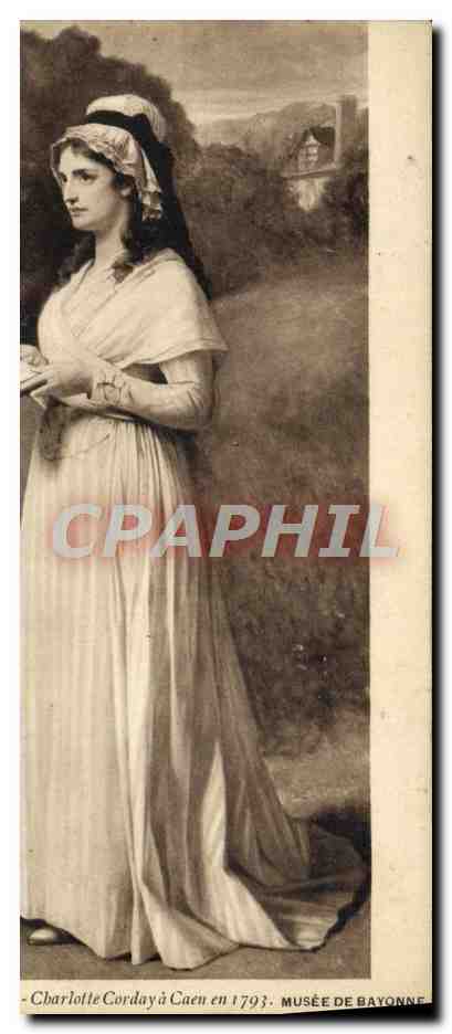 CPA Musee De Bayonne Fleury Charlotte Corday a Caen en 1793