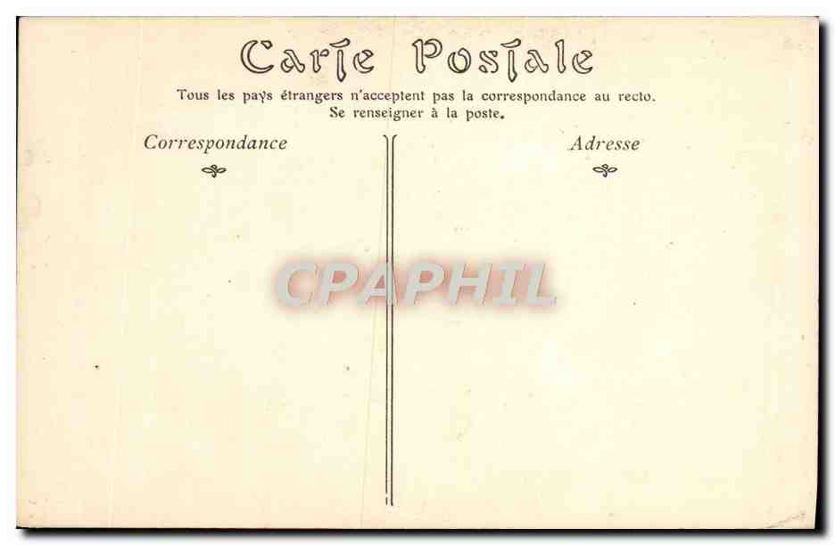 CPA Musee Du Louvre Ecole Bolonaise Zampieri dit le Dominicain Sainte Cecile  — Verso