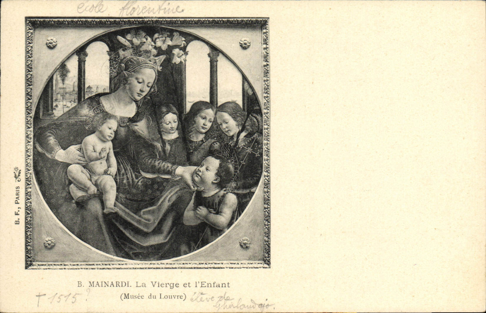 CPA Musee Du Louvre Mainardi La Vierge et L'Enfant 