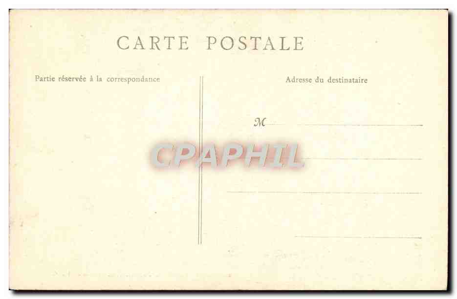 CPA Musee Du Louvre Sanzio La Belle Jardiniere — Verso