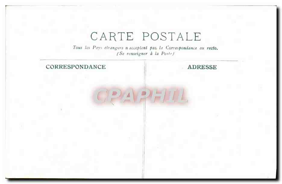 CPA Musee Du Louvre Annibal Carrache Sommeil de la Vierge  — Verso