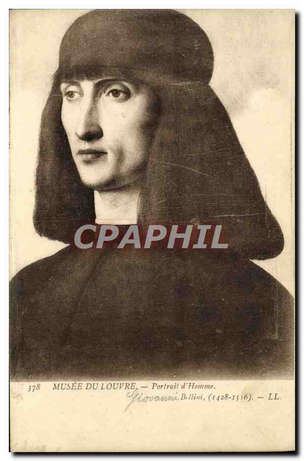 CPA Musee Du Louvre Portrait d'Homme Bellini