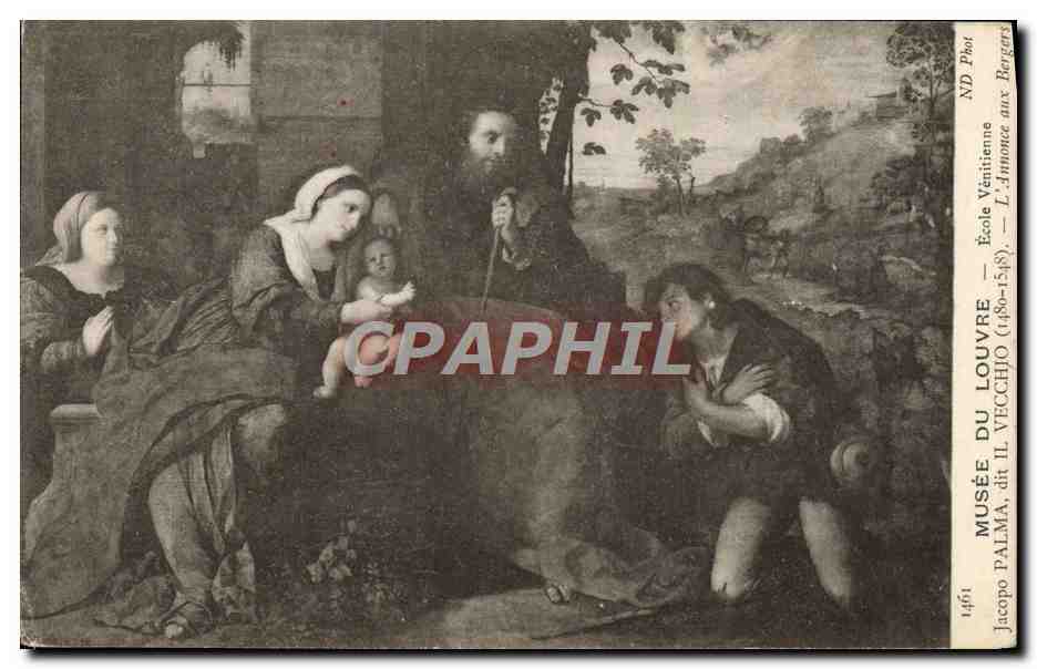 CPA Musee Du Louvre Jacopo Il Vecchio L'annonce aux bergers