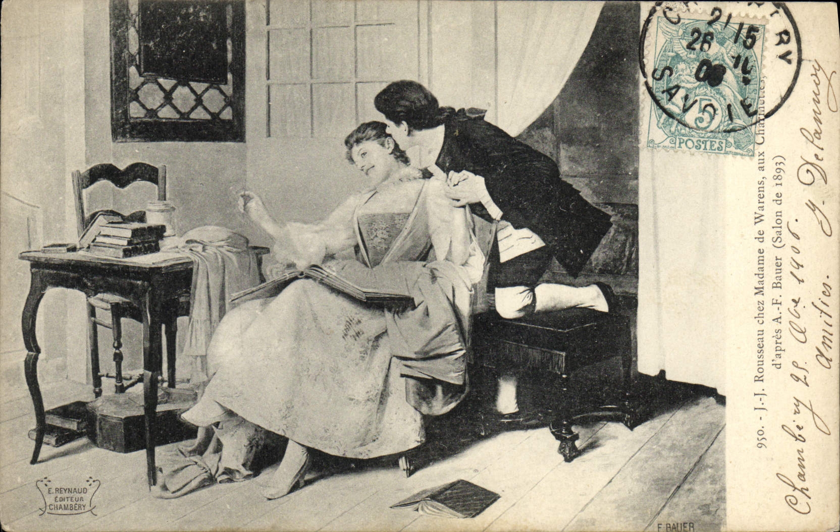 Madame de Warens — Salon de 1893 — E. Reynaud, Chambéry