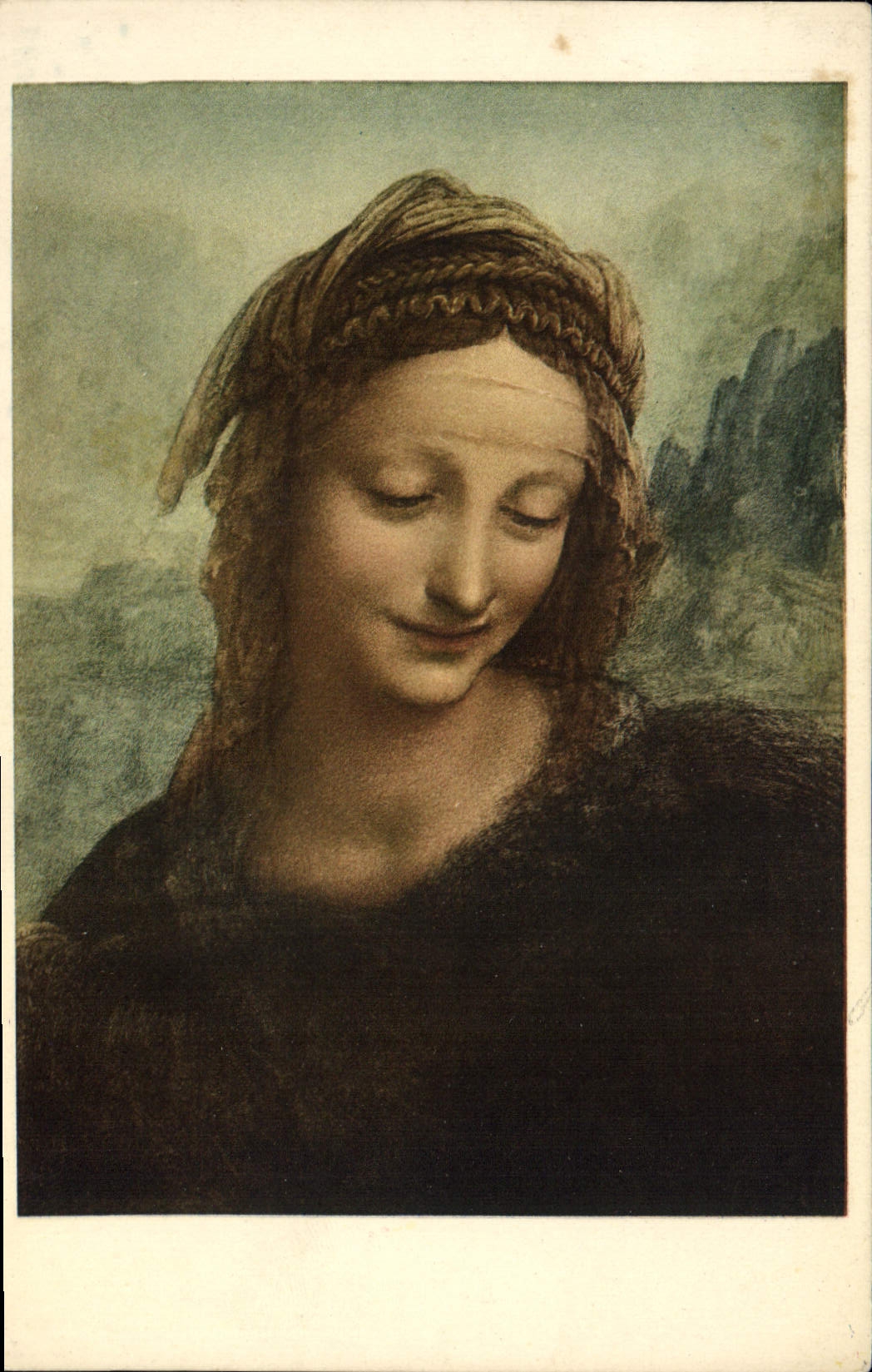 CPA Ste Anne Detail Leonardo da Vinci Louvre