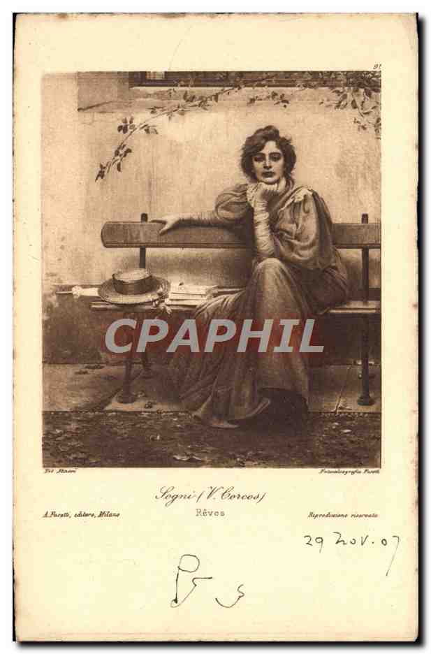 CPA Reves Sogni V Corcis