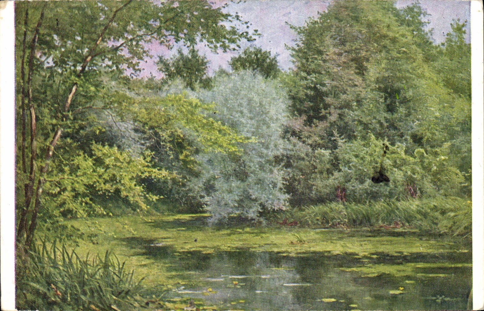 CPA Fath La mare sous bois 