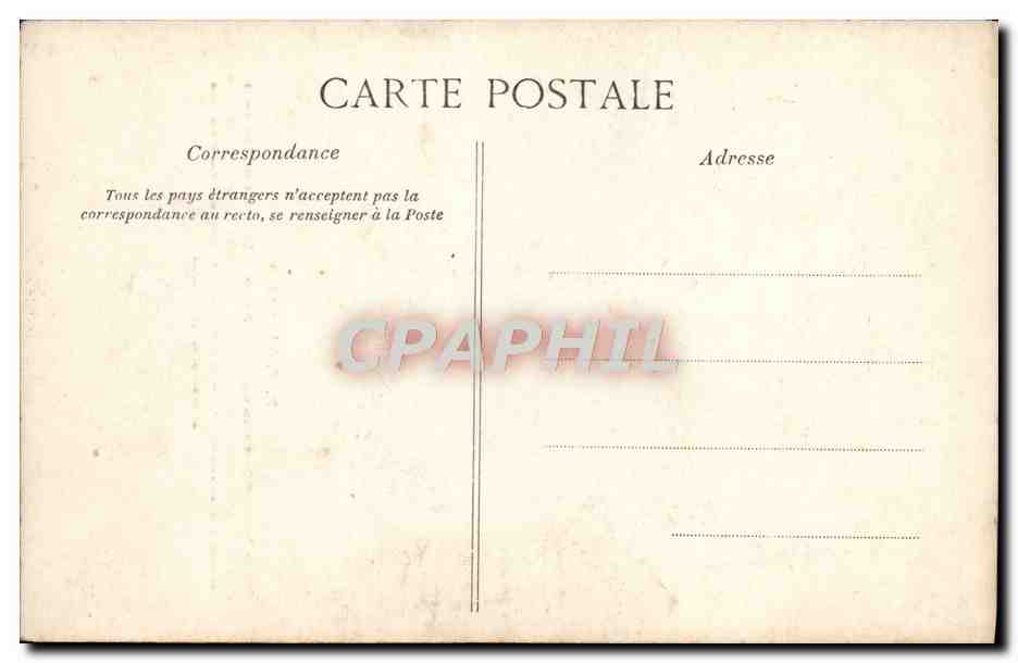 CPA Galland Saint Denis et ses compagnons — Verso