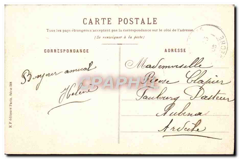 CPA Les glaneuses — Rückseite
