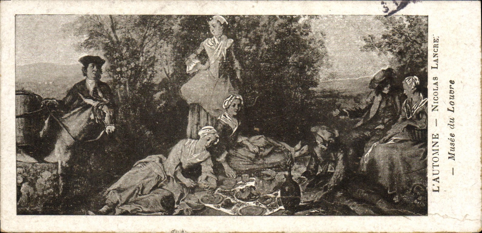 CPA L'Automne Nicolas Lancre Musee du Louvre