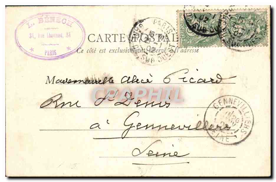 CPA Musee Du Luxembourg L'Lhermitte La Page des moissonneurs  — Verso