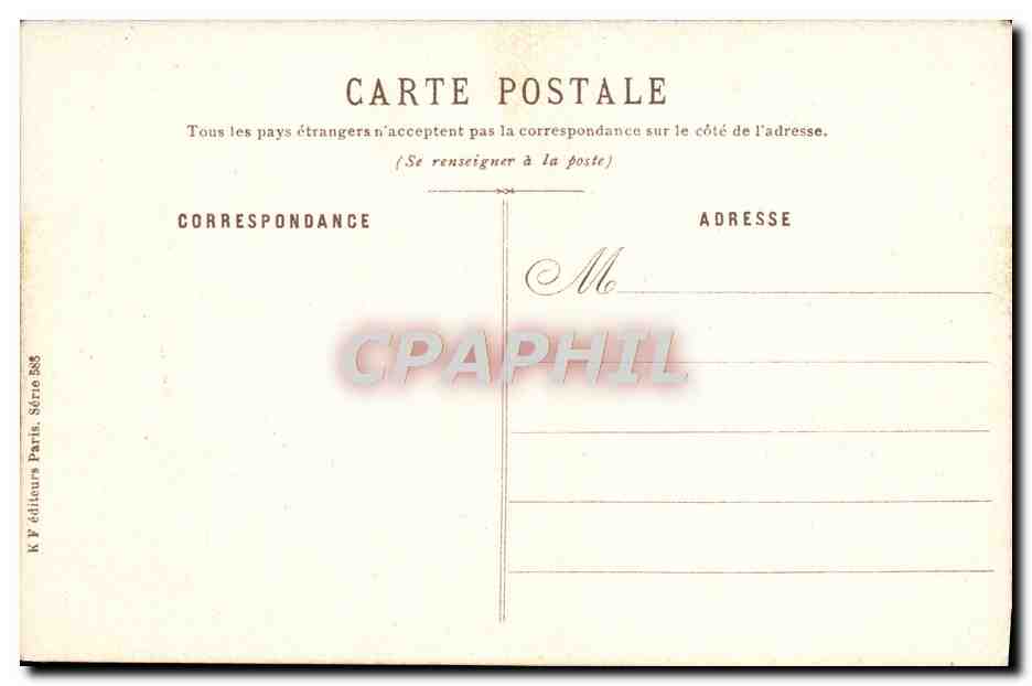 CPA Les glaneuses — Rückseite