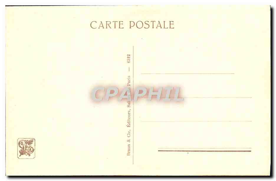 CPA Pecheuses De Lune Chabas — Verso