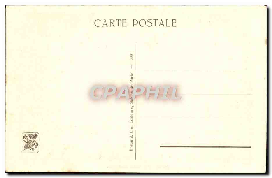 CPA Poesie Des Soirs D'Automne — Rückseite