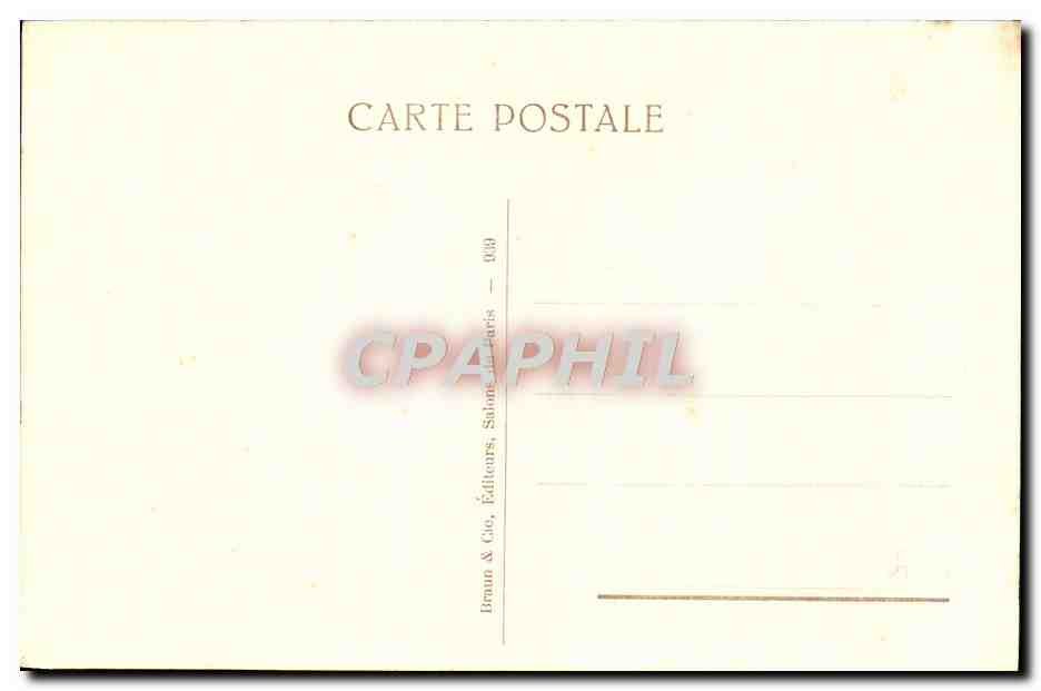 CPA Leda Cygne — Verso