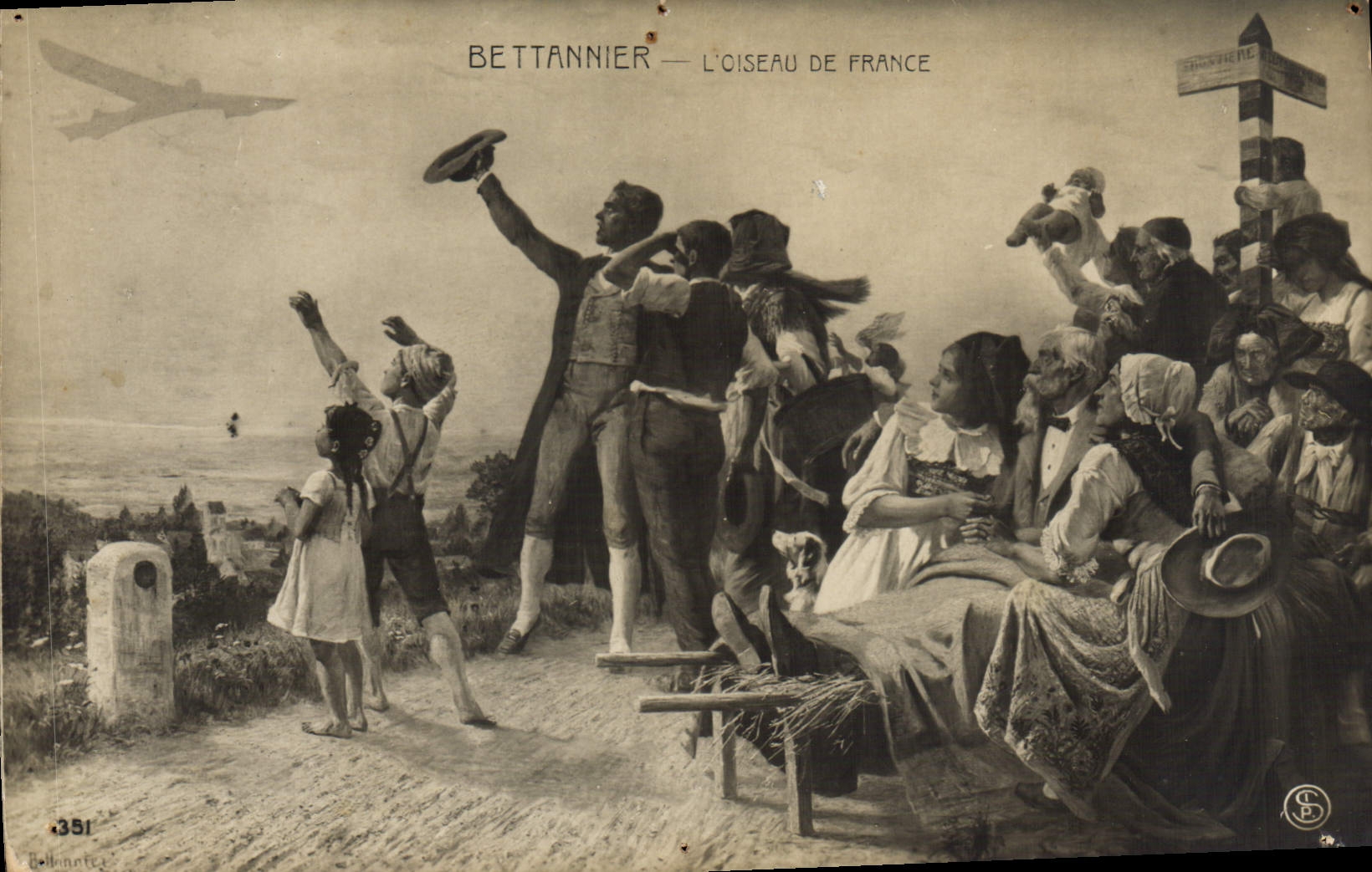 CPA Bettannier L'Oiseau De France