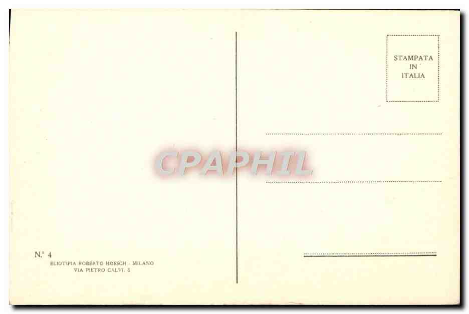 Sposalizio di Maria Vergine — détail — Eliotipia Robert Hoesch, Milan — Reverso