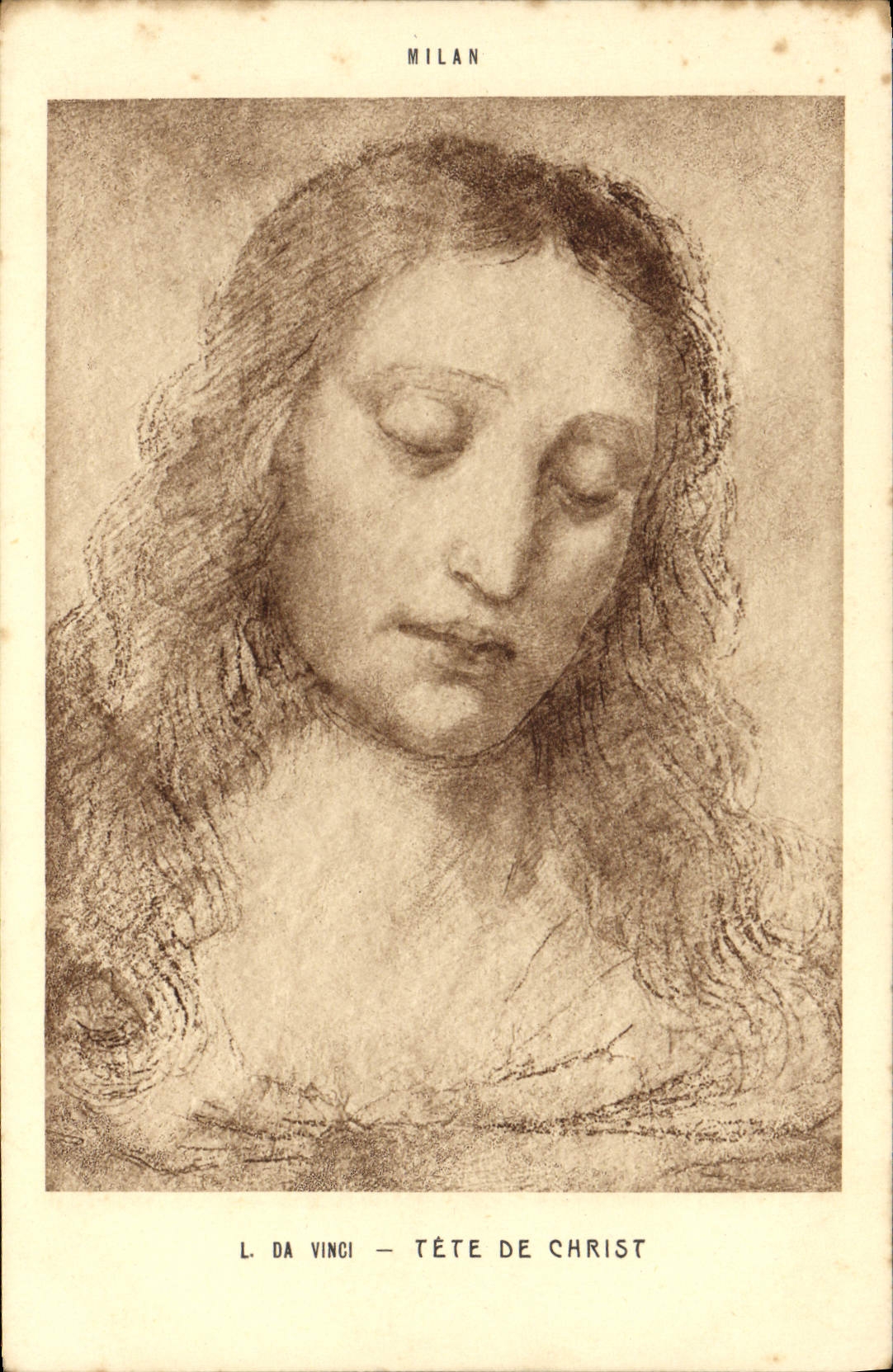 CPA Tete De Christ Milan L da Vinci