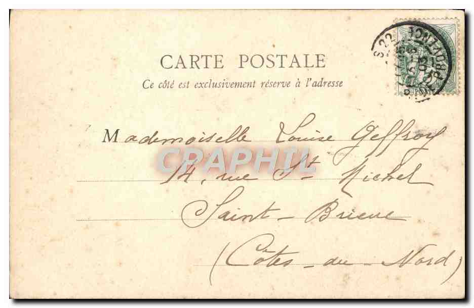 CPA Hilaire La Lecon De Musique Musee du Louvre Paris — Verso
