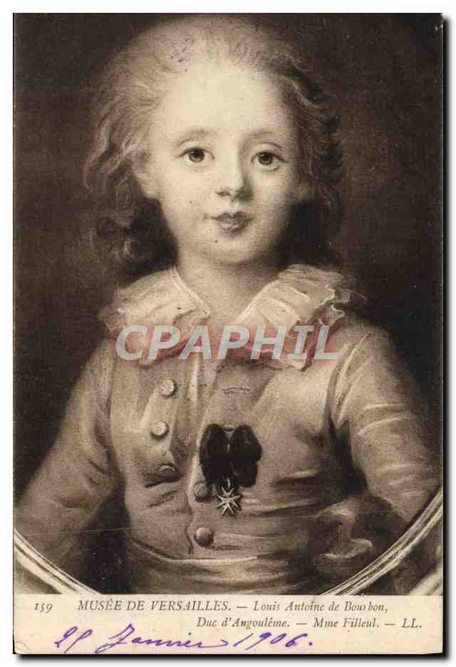 CPA Musee De Versailles Louis Antoine de Bourbon Duc d'Angouleme Mme Filleul