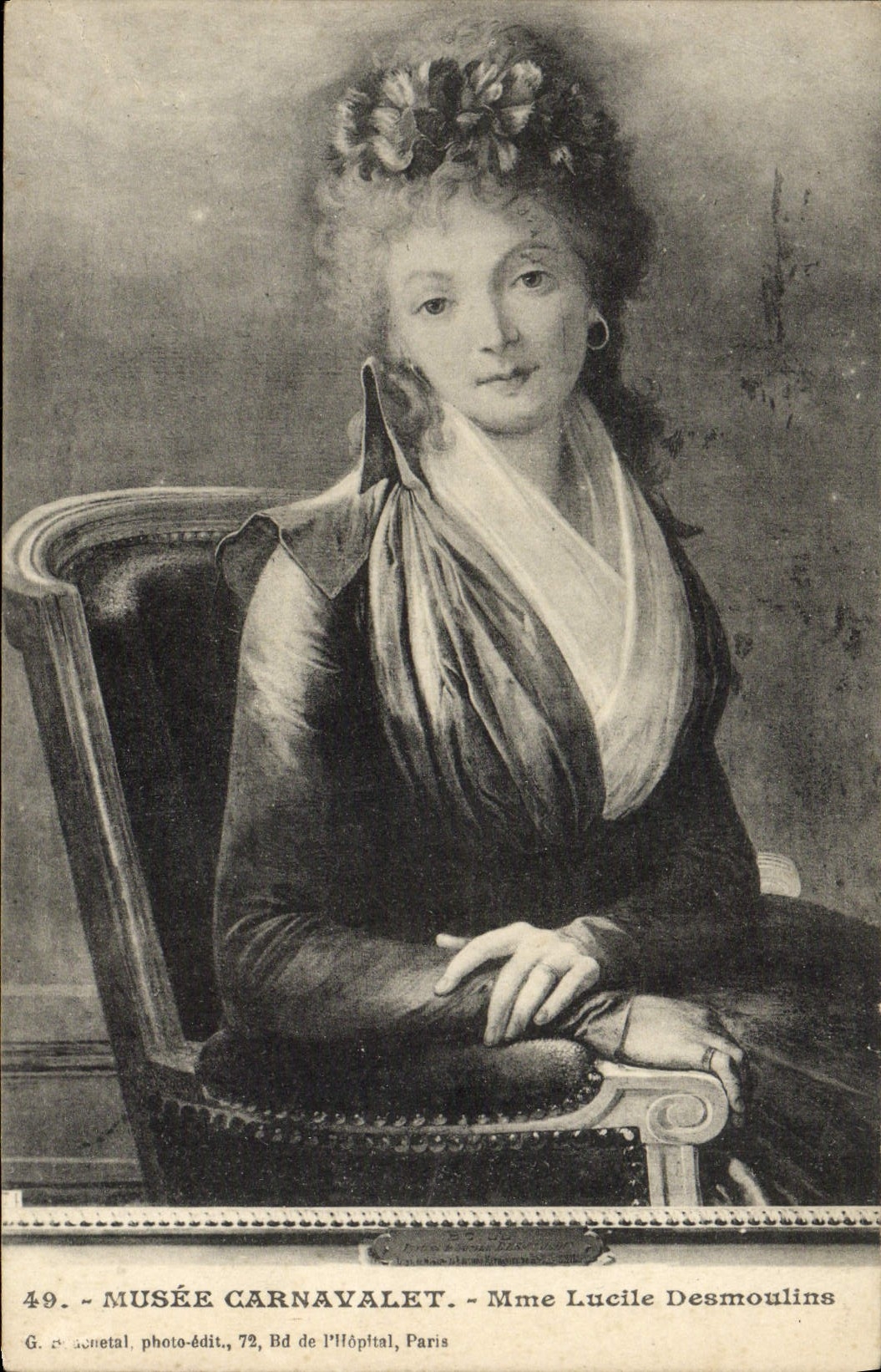 CPA Musee Carnavalet Mme Lucile Desmoulins