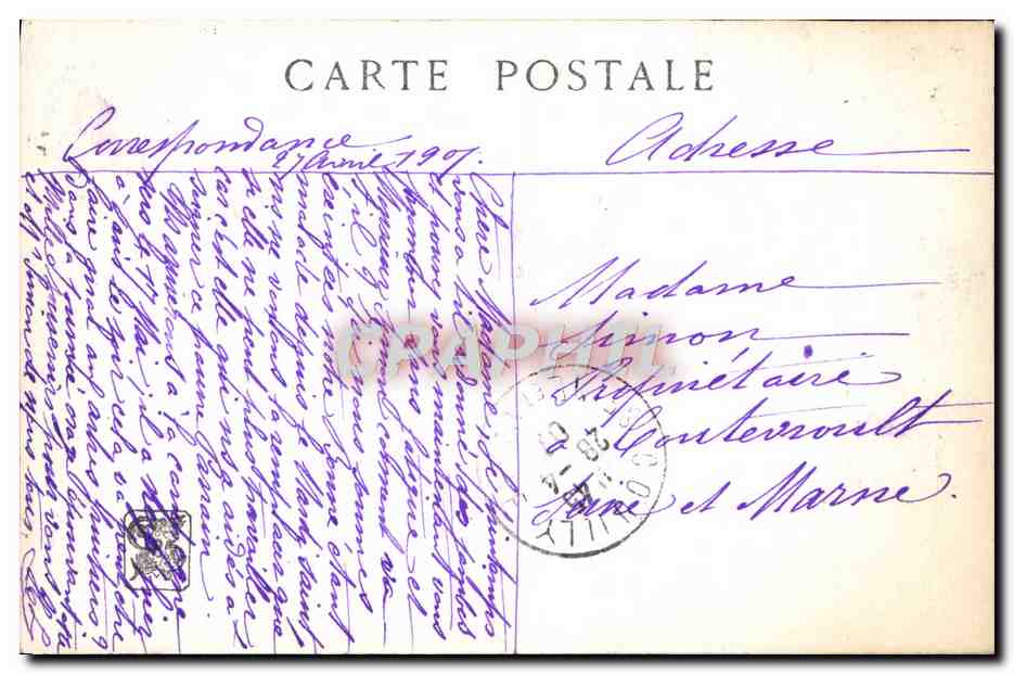 CPA Le Pelit Tambour Par Chaperon — Rückseite
