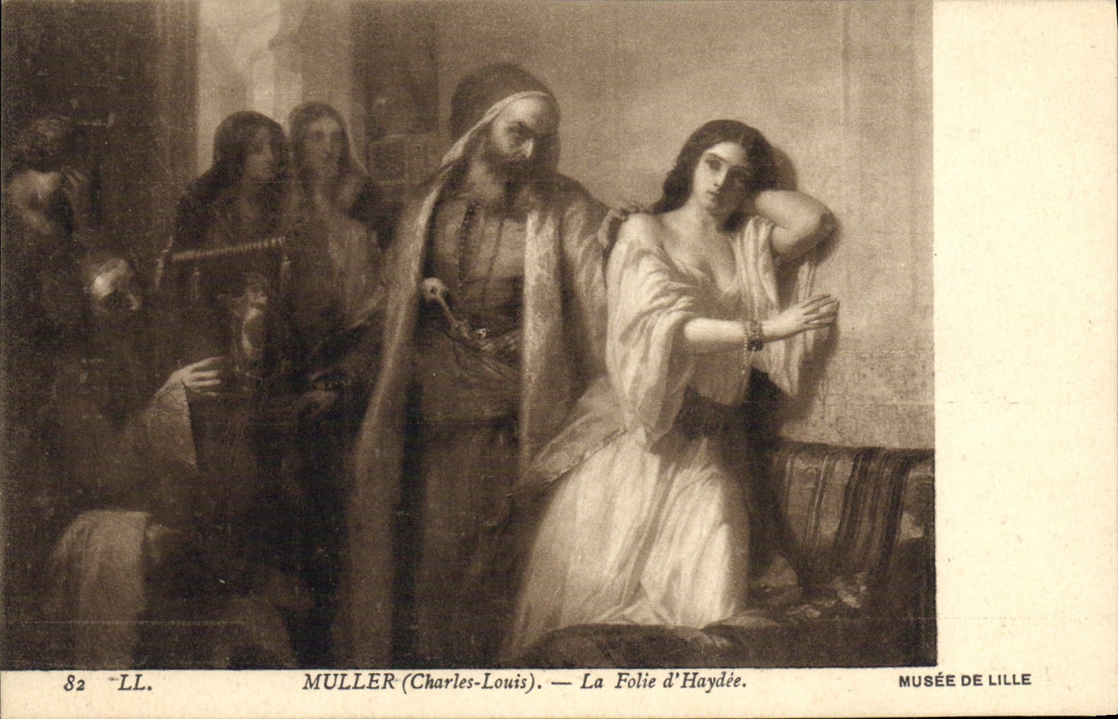CPA Musee de Lille Muller La folie d'Haydee
