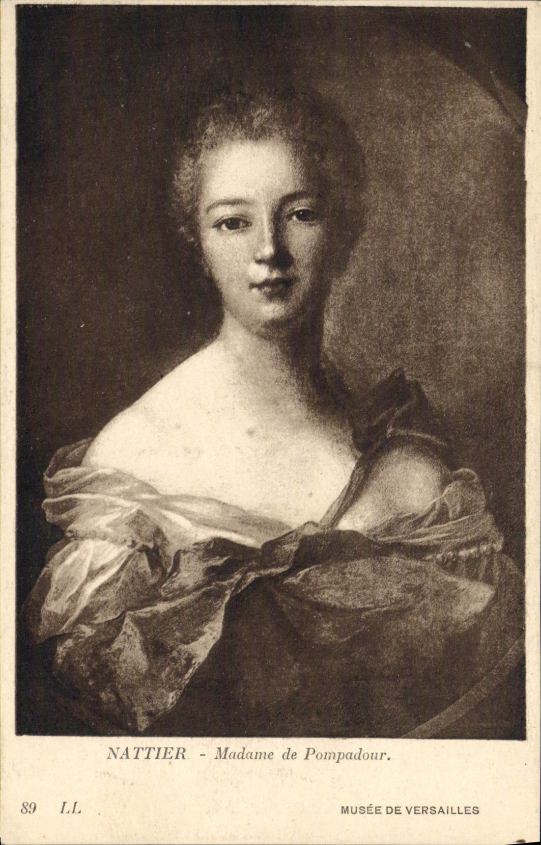CPA Nattier Madame De Pompadour Musee de Versailles