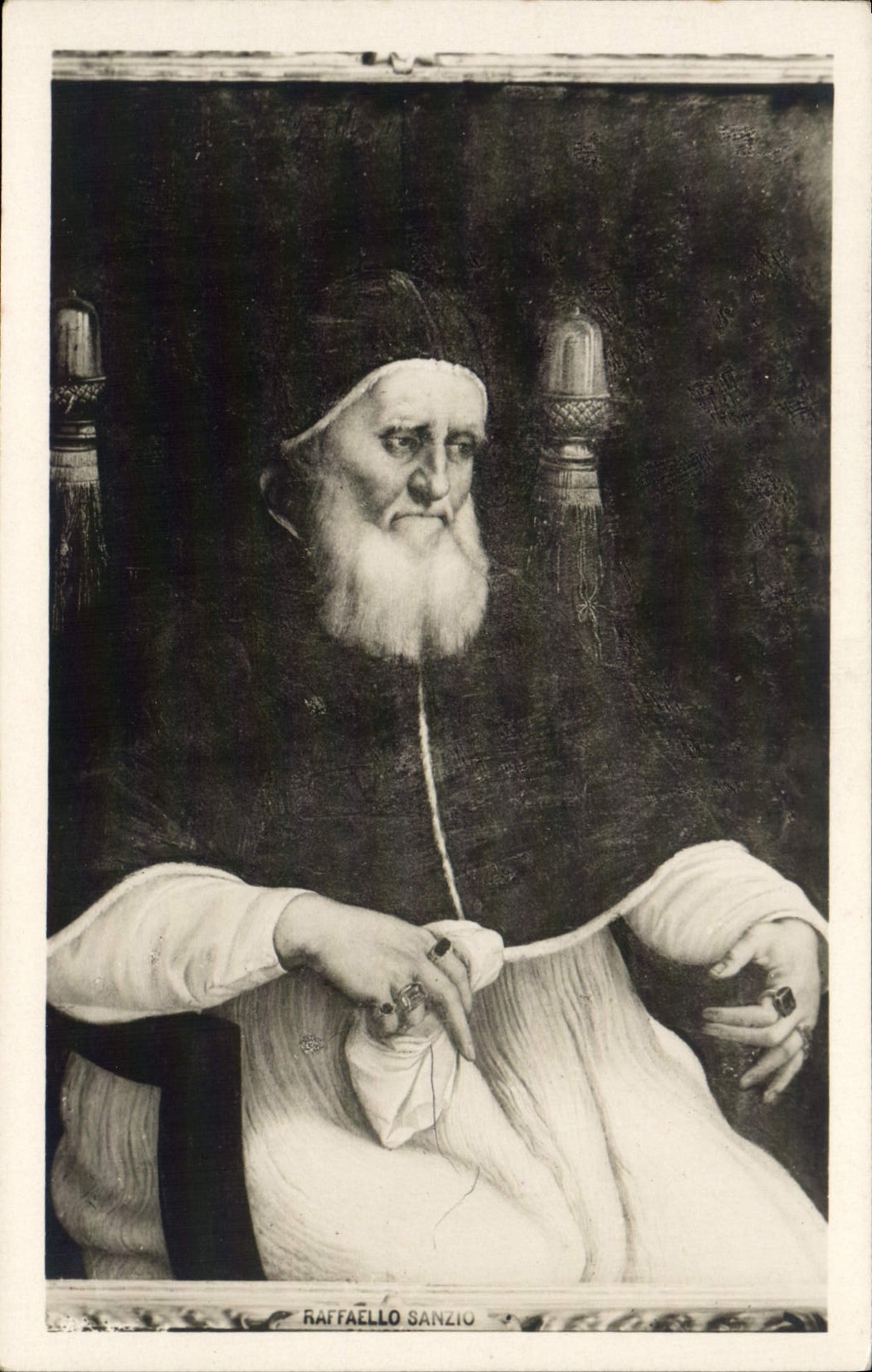 CPA Firenze Galleria Uffizi Ritratto di Papa Giulo II Raffaello