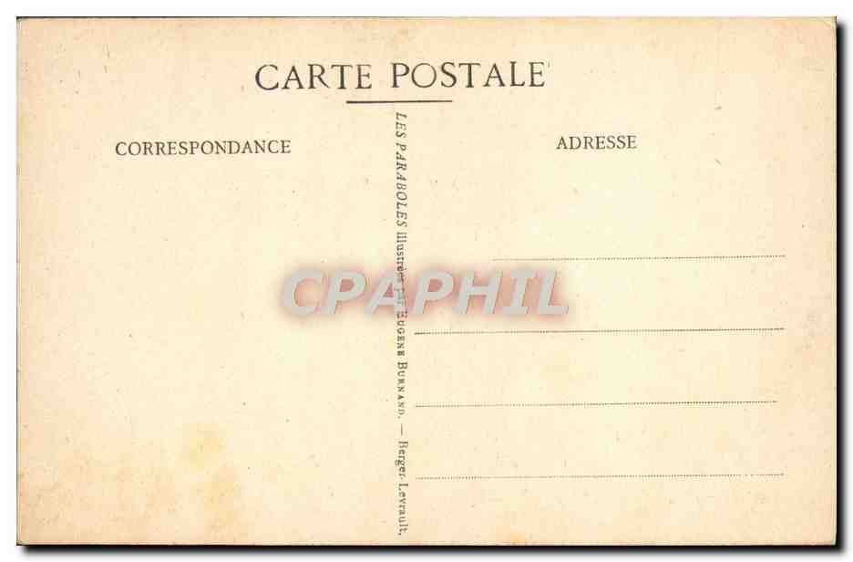 CPA Eugeen Burnand Le Semeur — Verso