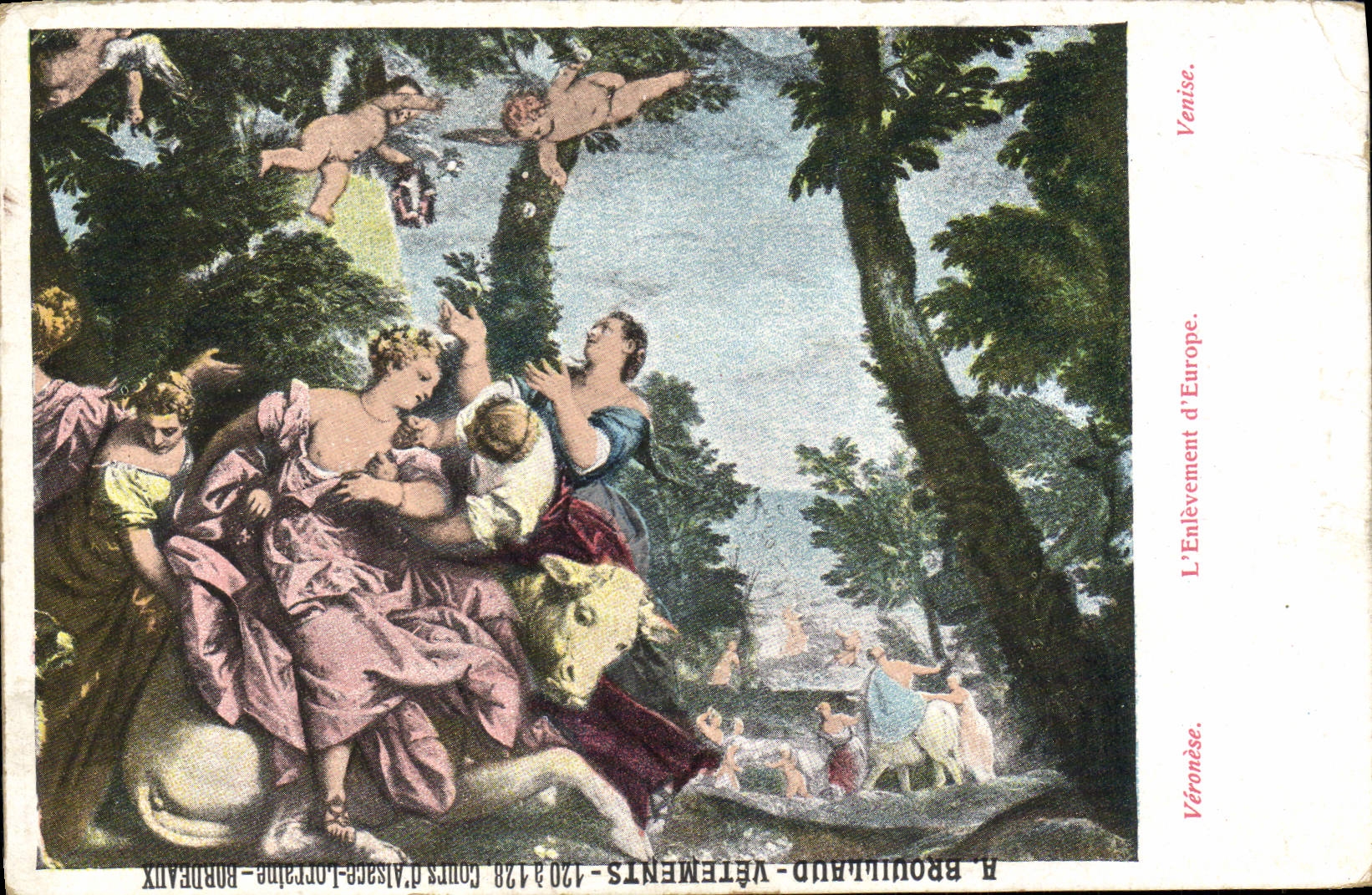 CPA Veronese L'Enlevement d'Europe Venise 