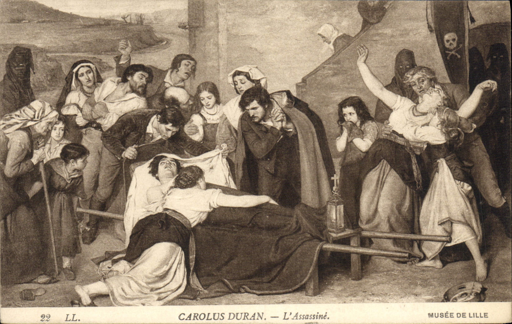 CPA Carolus Duran L'Assassine Musee De Lille 