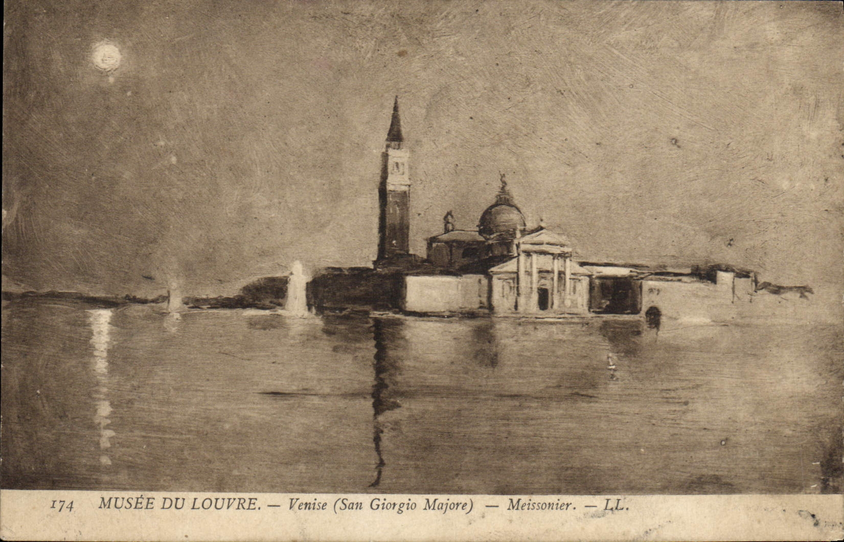 CPA Musee De Louvre Venise San Giorgio Majore Meissonier