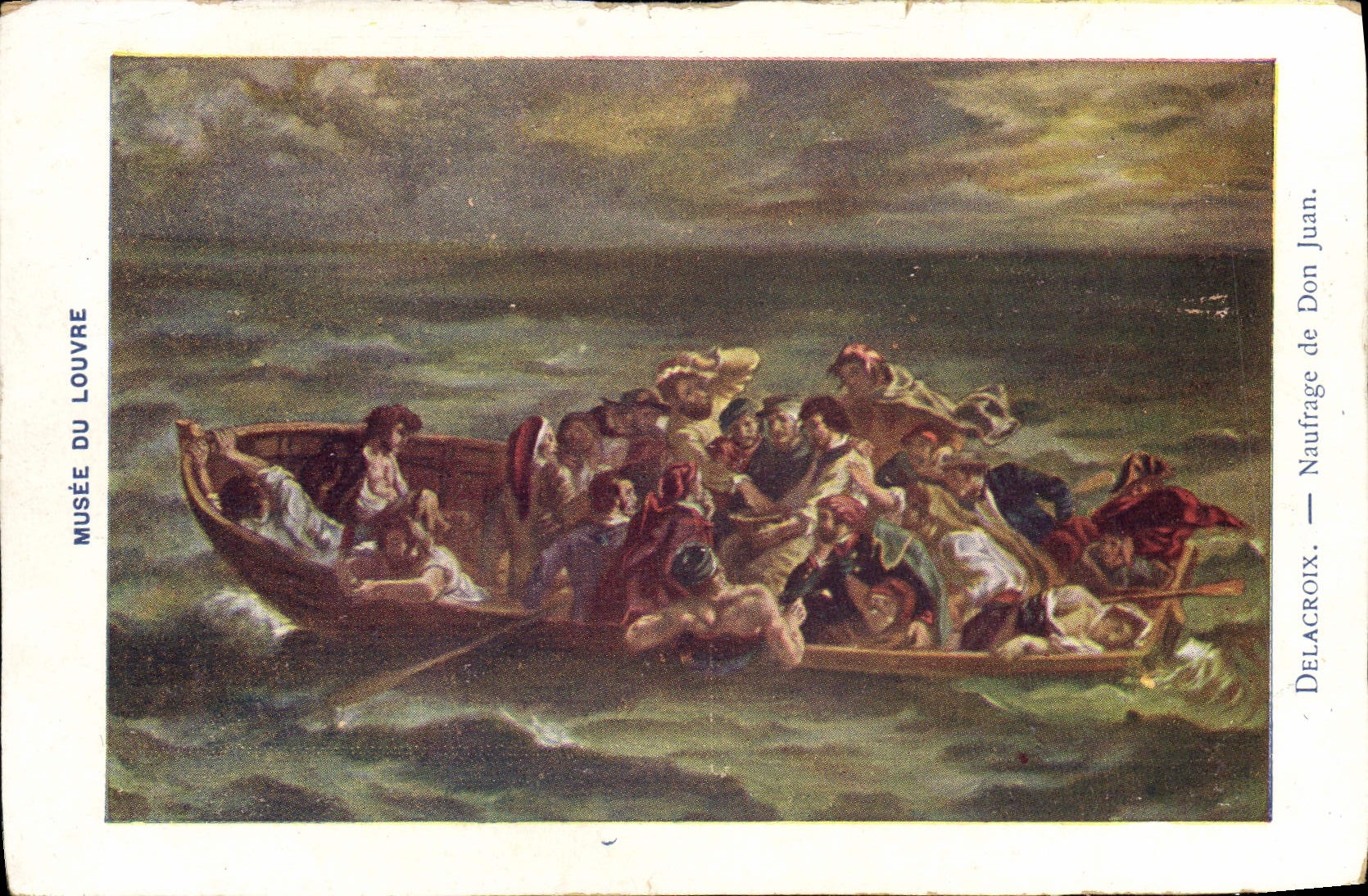 CPA Musee De Louvre Delacroix Naufrage de Don Juan 