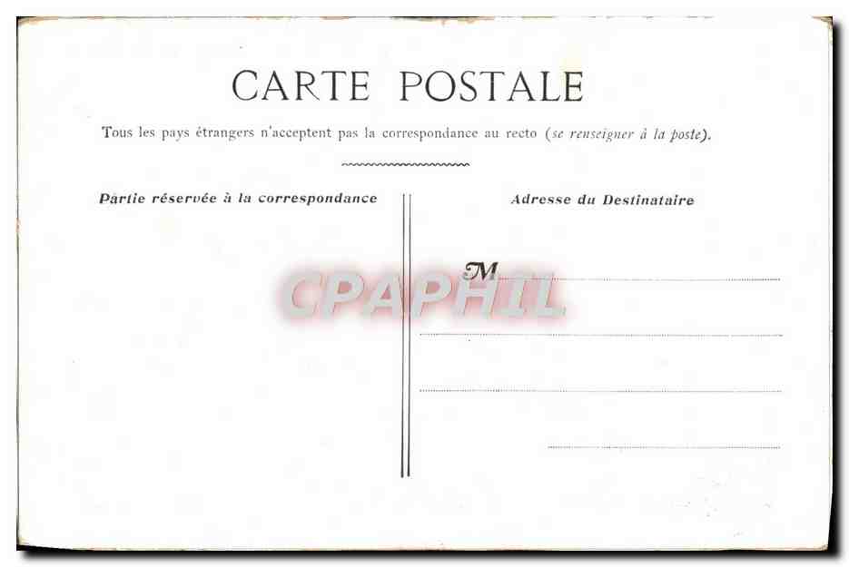 CPA Musee De Louvre Delacroix Naufrage de Don Juan  — Verso