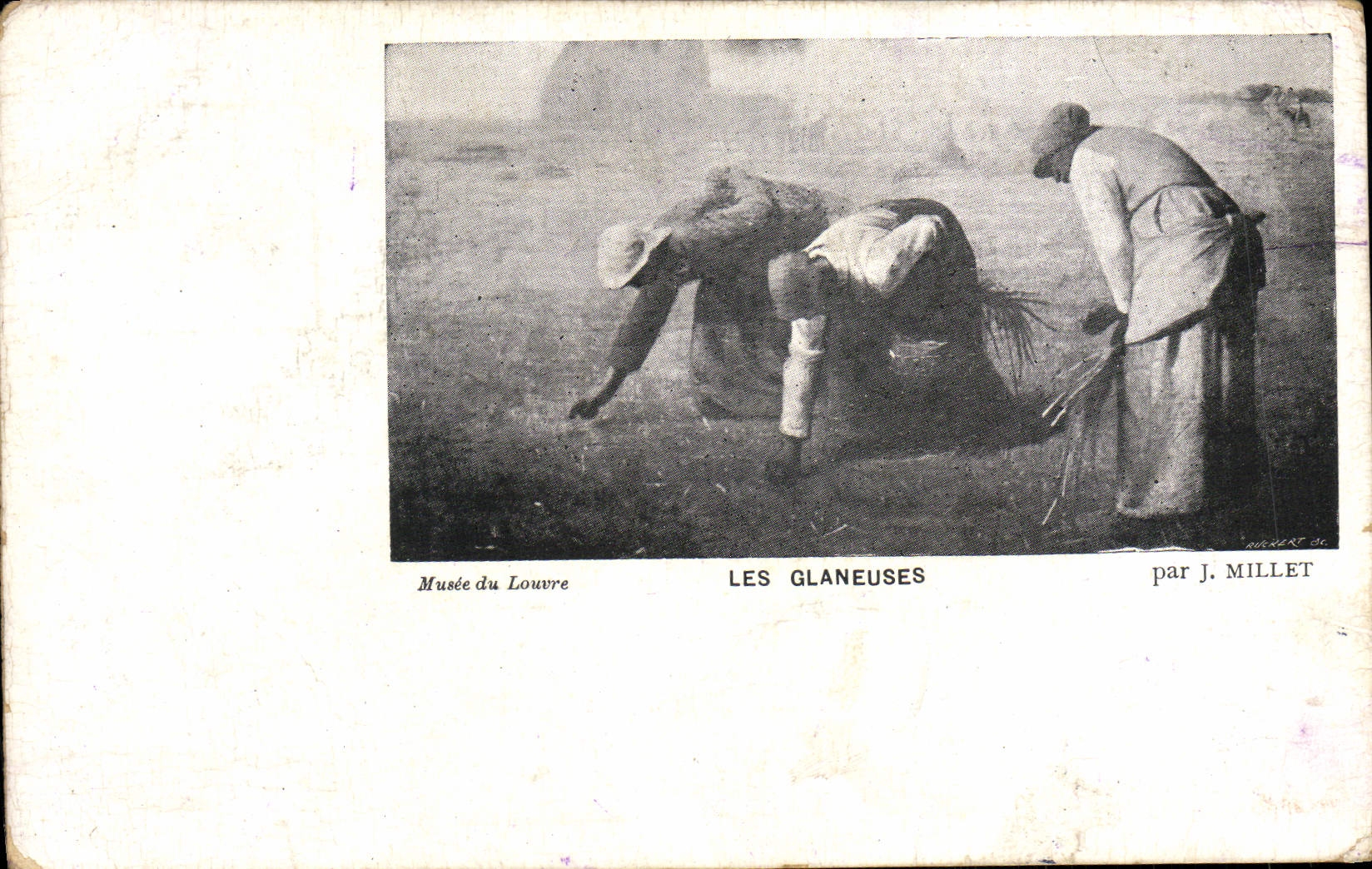 CPA Musee du Louvre Les Glaneuses Millet