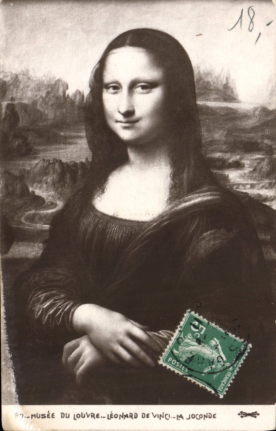 CPA Musee Du Louvre Leonard de Vinci La Joconde 