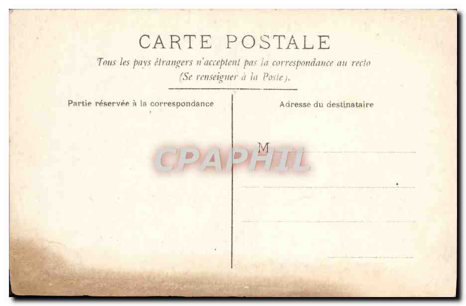 CPA Musee Du Louvre Leonard de Vinci La Joconde  — Verso