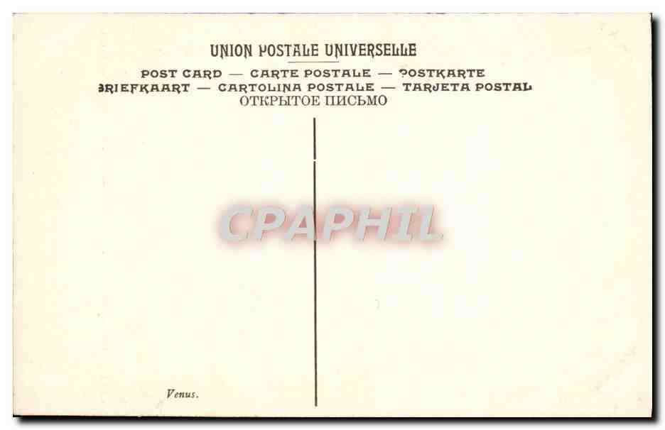 CPA Helst Ecole Holladaise Venus Musee de Lille  — Back