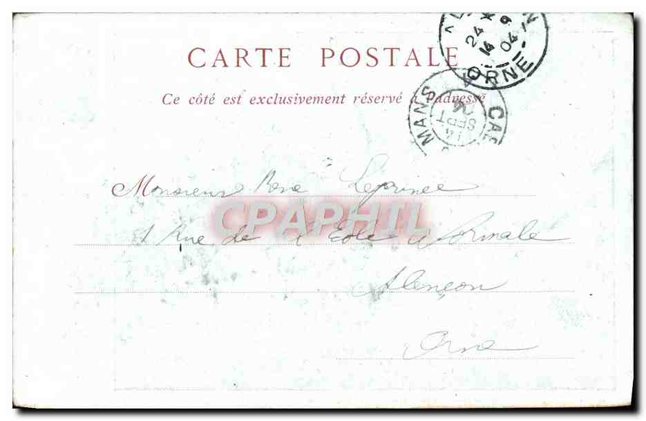 CPA A Marchand Sur la route de la Rochelle le depart de l'hotellerie 1627 — Rückseite