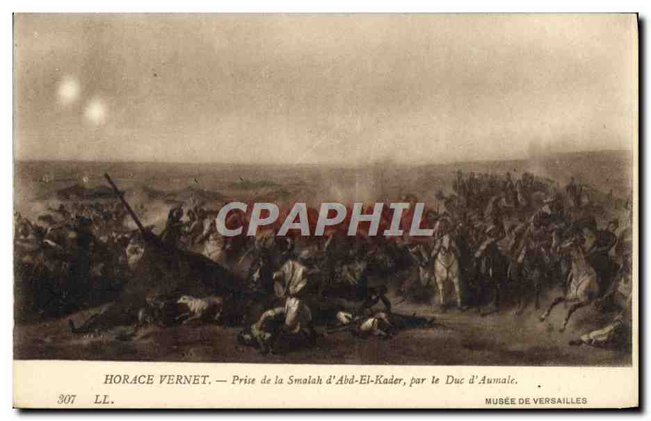 CPA Horace Vernet Prise de la Smalah d'Abd El Kader par le Duc d'Aumale Musee de Versailles 