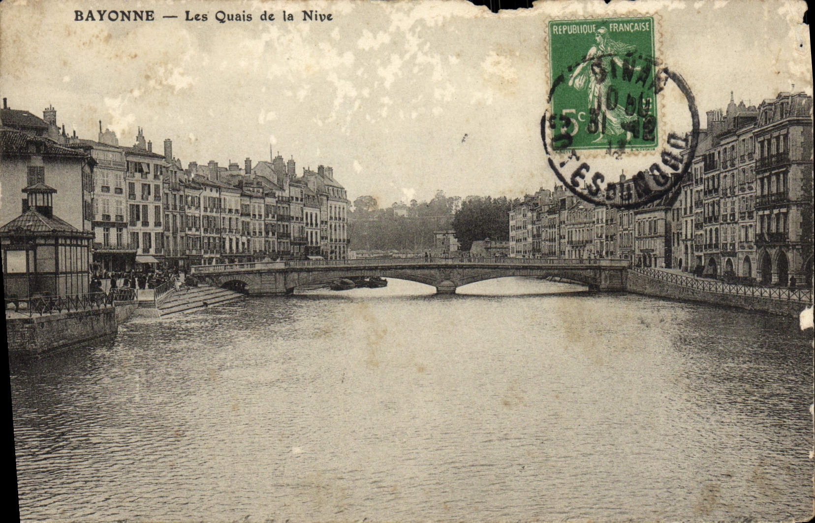 Bayonne — Les Quais de la Nive — Éditeur non identifié, n° de série non visible