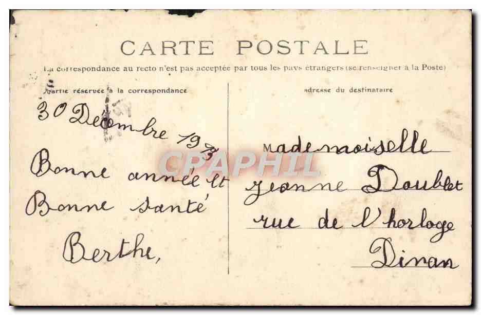 Bayonne — Les Quais de la Nive — Éditeur non identifié, n° de série non visible — Verso