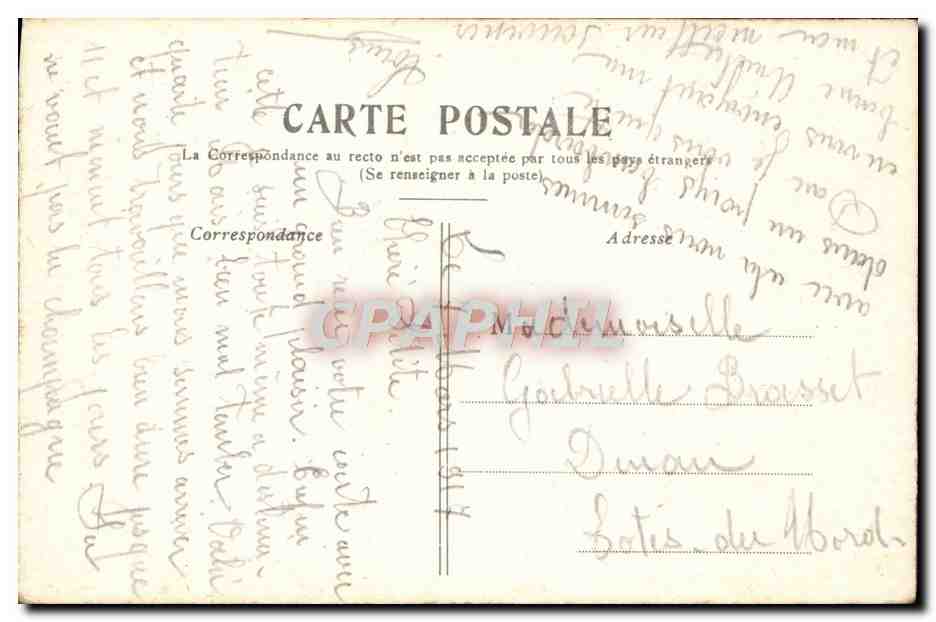 CPA Paris Les Invalides  — Rückseite